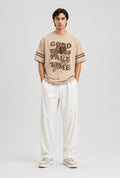 Premium Drop Shoulder T-Shirt - Good Things Take Time