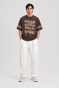 Premium Drop Shoulder T-Shirt - Good Things Take Time