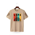 Premium Drop Shoulder T-Shirt - Life is Beautiful