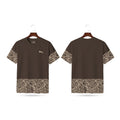 Rare Rabbit Premium Paisley Drop Shoulder T-Shirt - HD Print